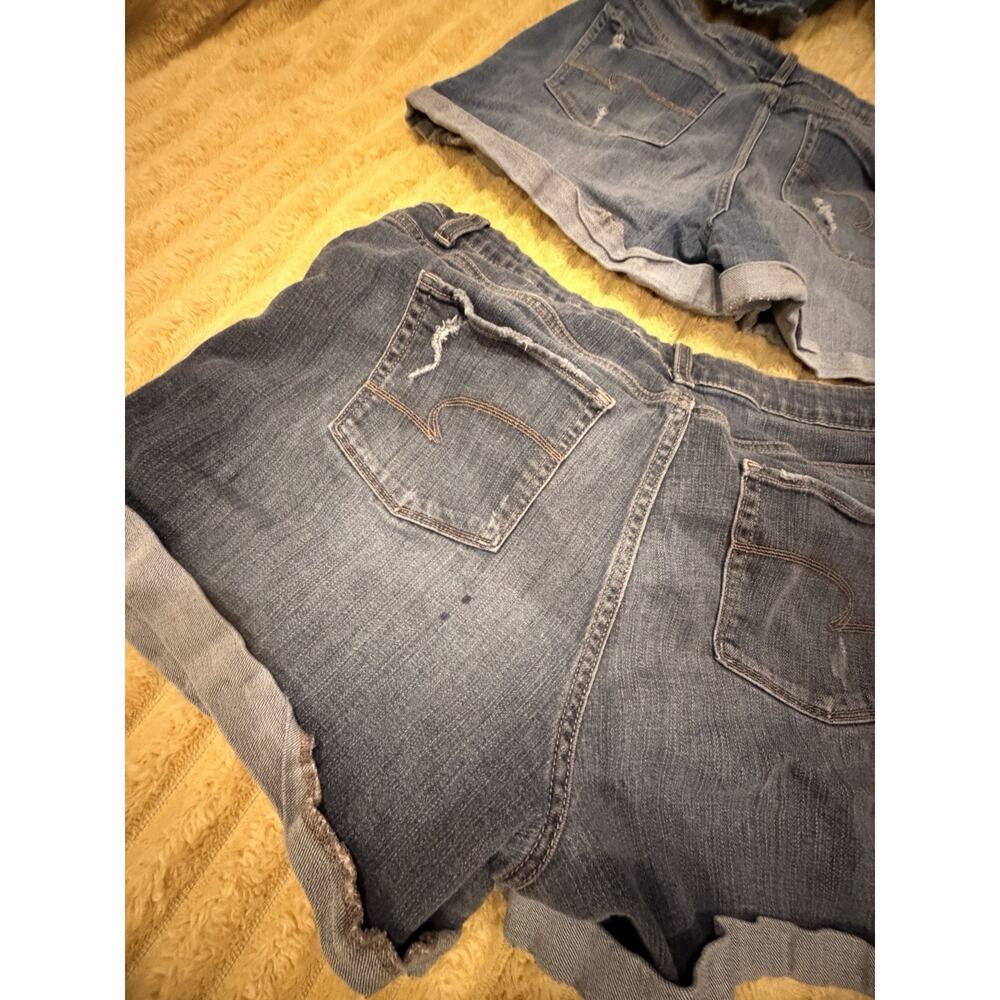 Women’s Shorts Lot High Rise Time & tru 3 Pc Denim Plus Size 18 - Picture 4 of 9